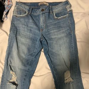 Zara Skinny Jeans w/ Rips